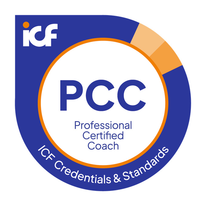 Badge officiel de l'accréditation PCC, vérifiable sur Credly